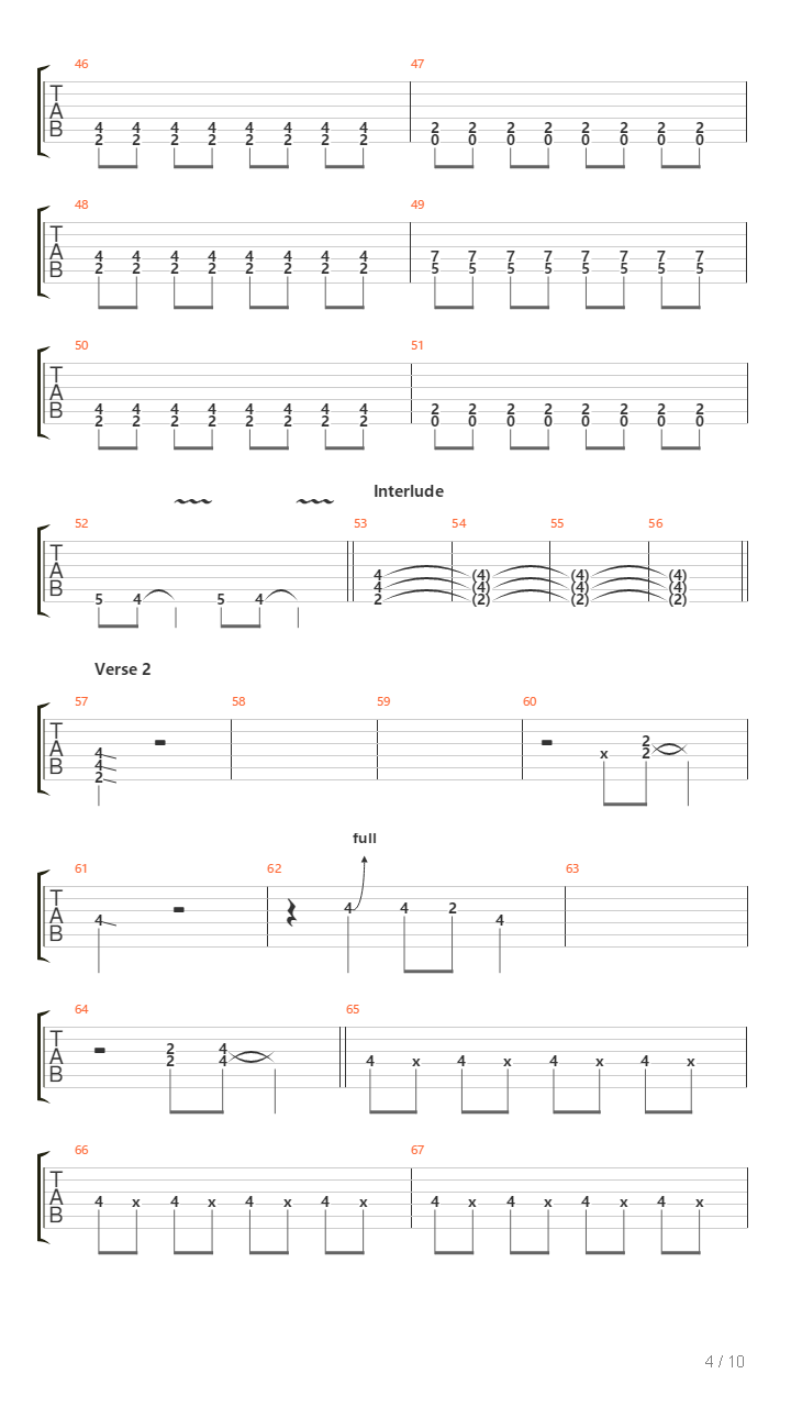 Lay My Burden Down吉他谱