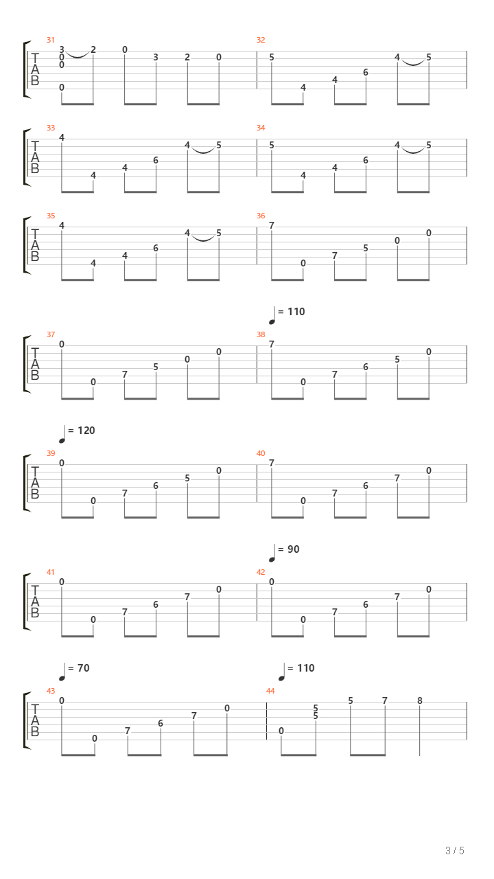 Blasianas Canariennes No 4吉他谱