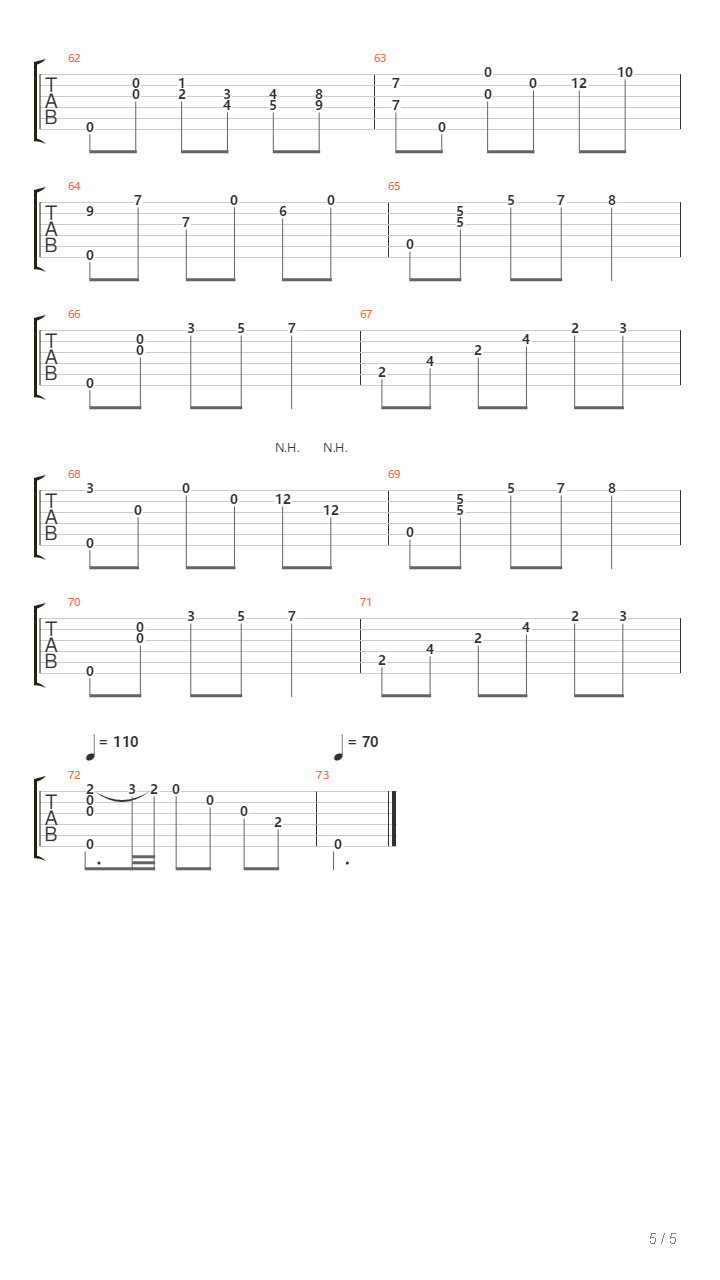 Blasianas Canariennes No 4吉他谱