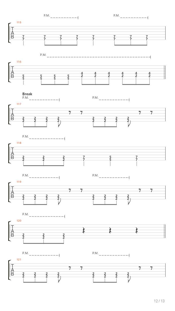 Tyr吉他谱