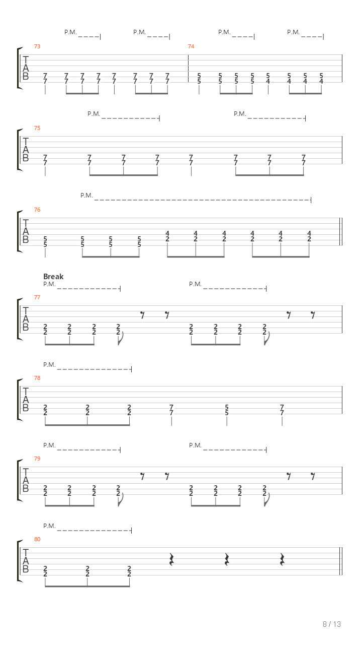 Tyr吉他谱