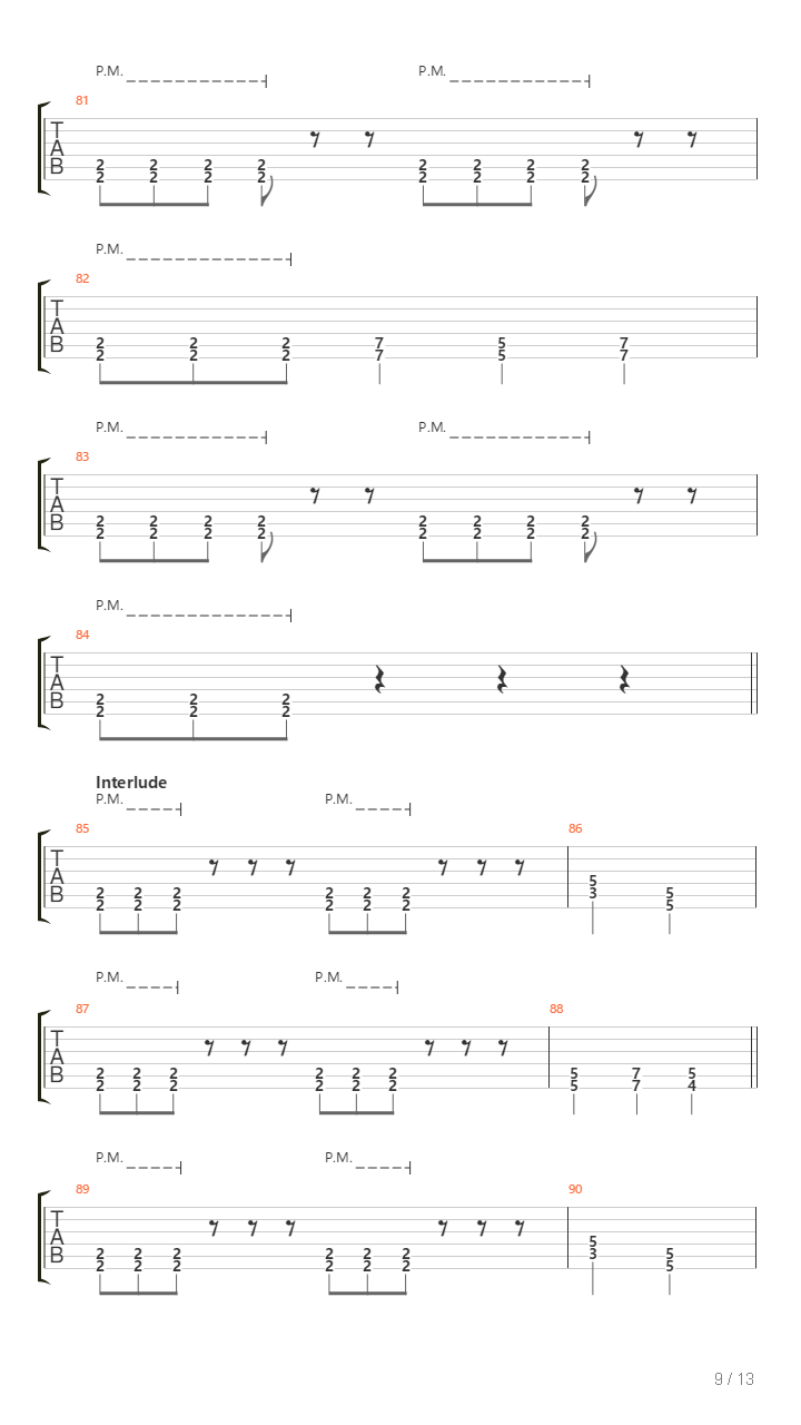 Tyr吉他谱