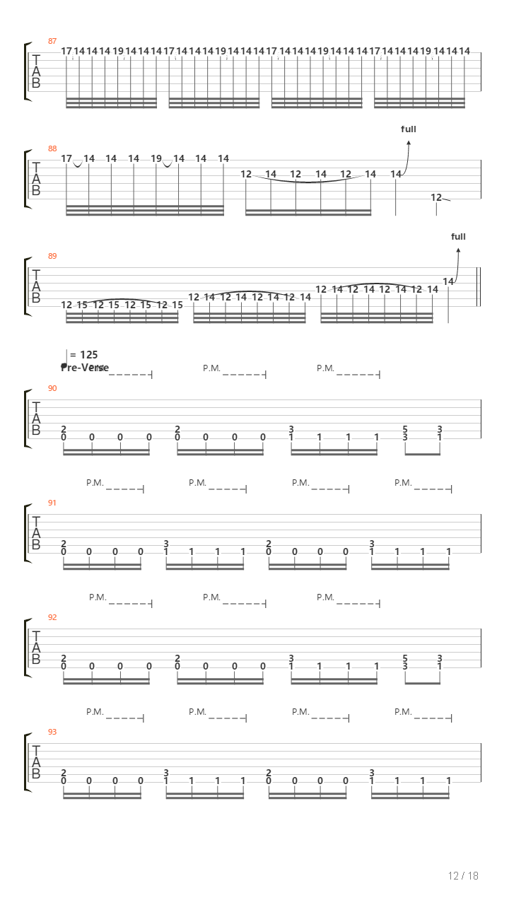 Torero吉他谱