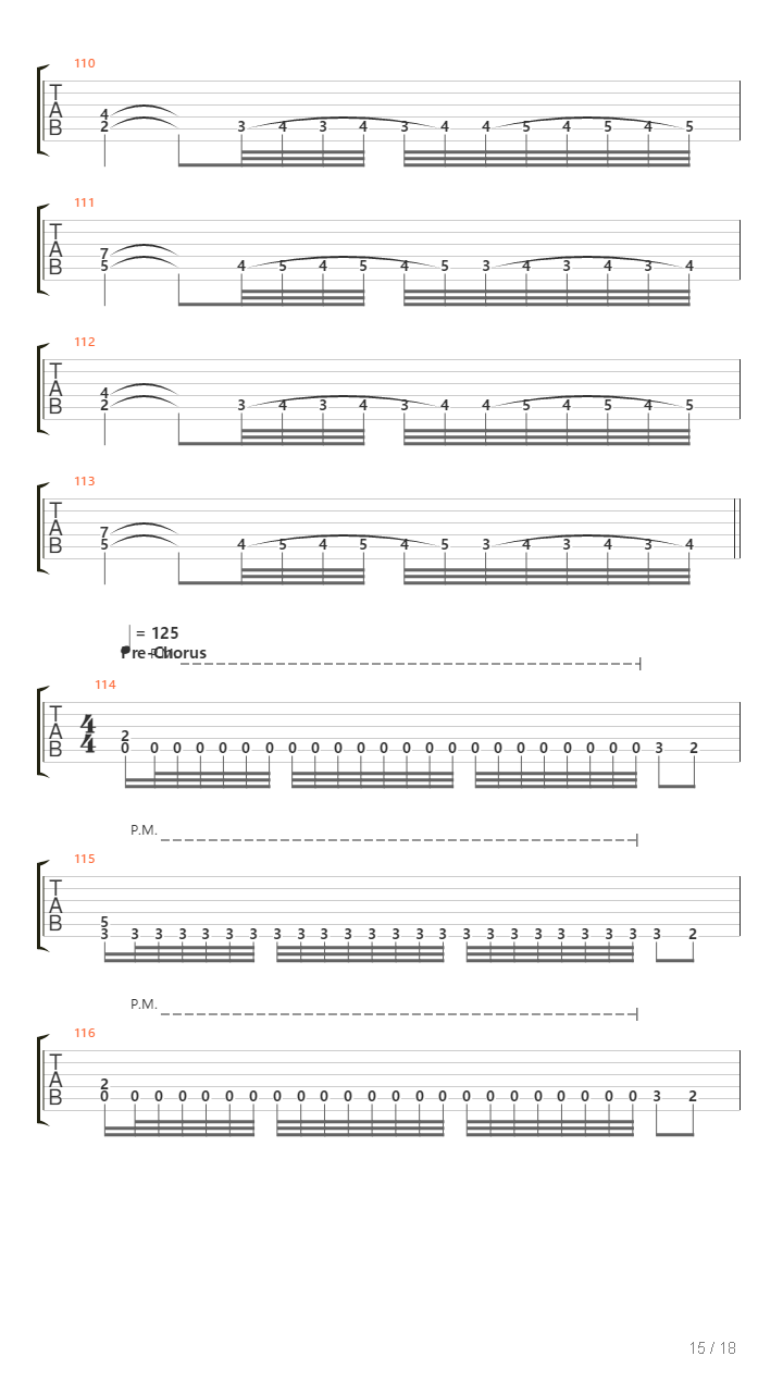 Torero吉他谱