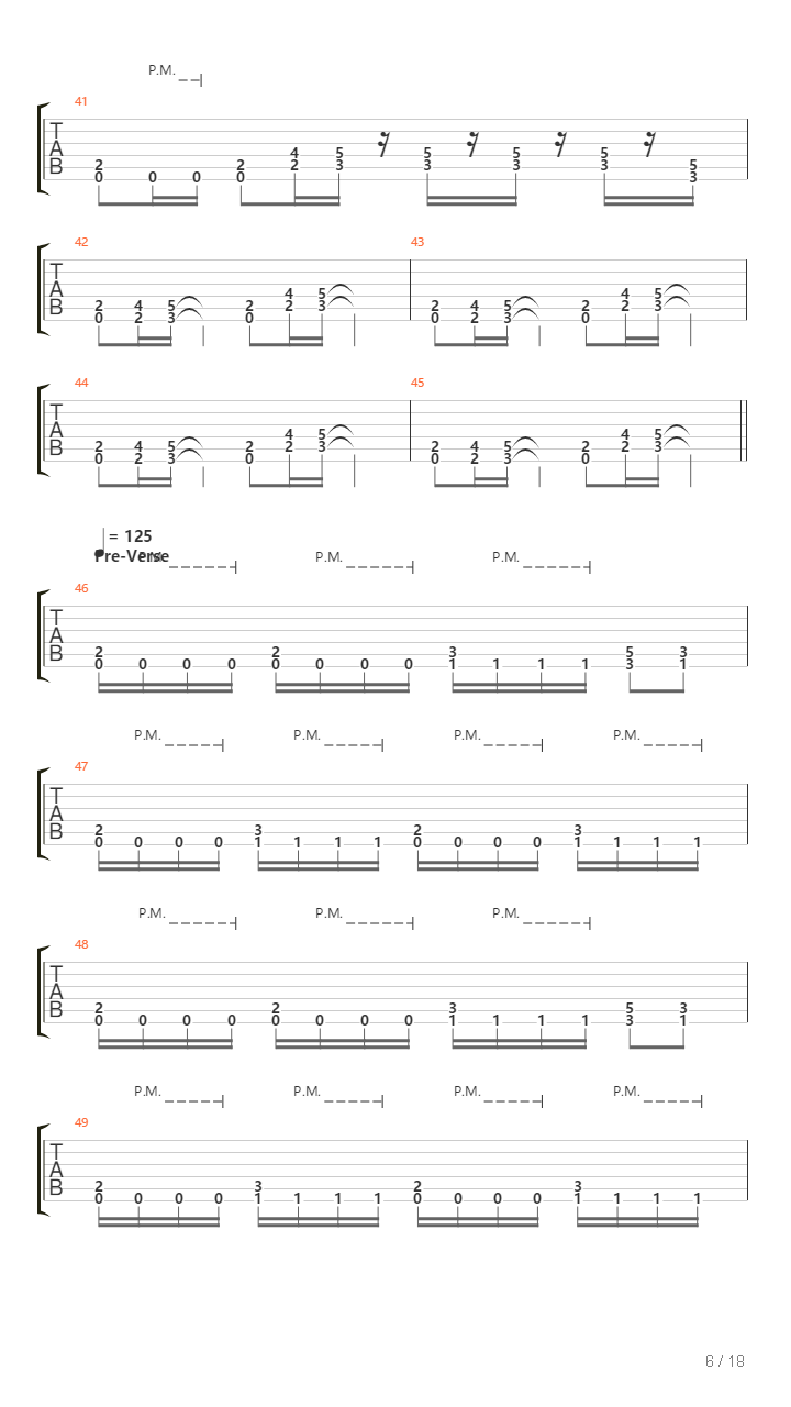 Torero吉他谱