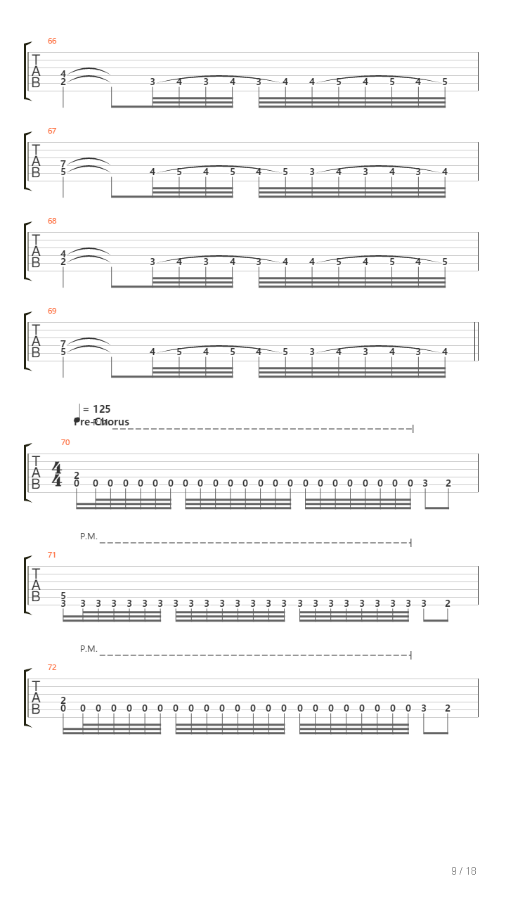 Torero吉他谱