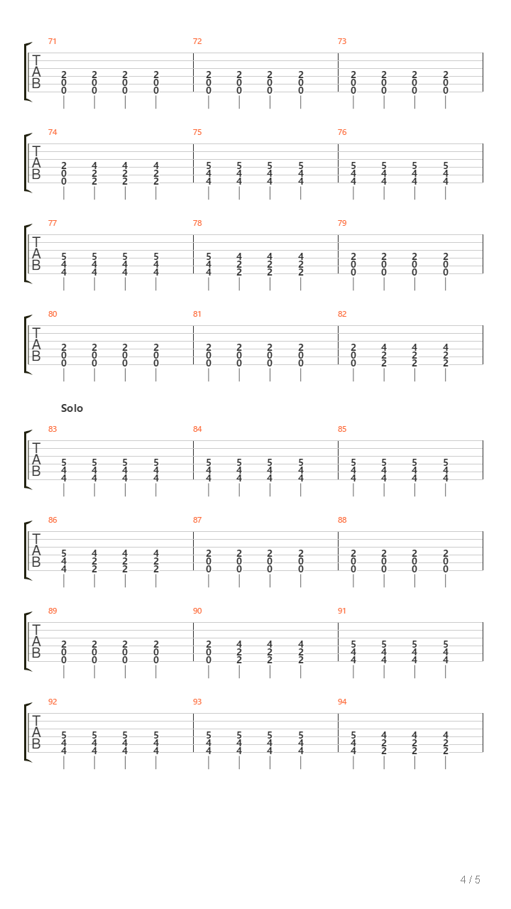 Hell吉他谱