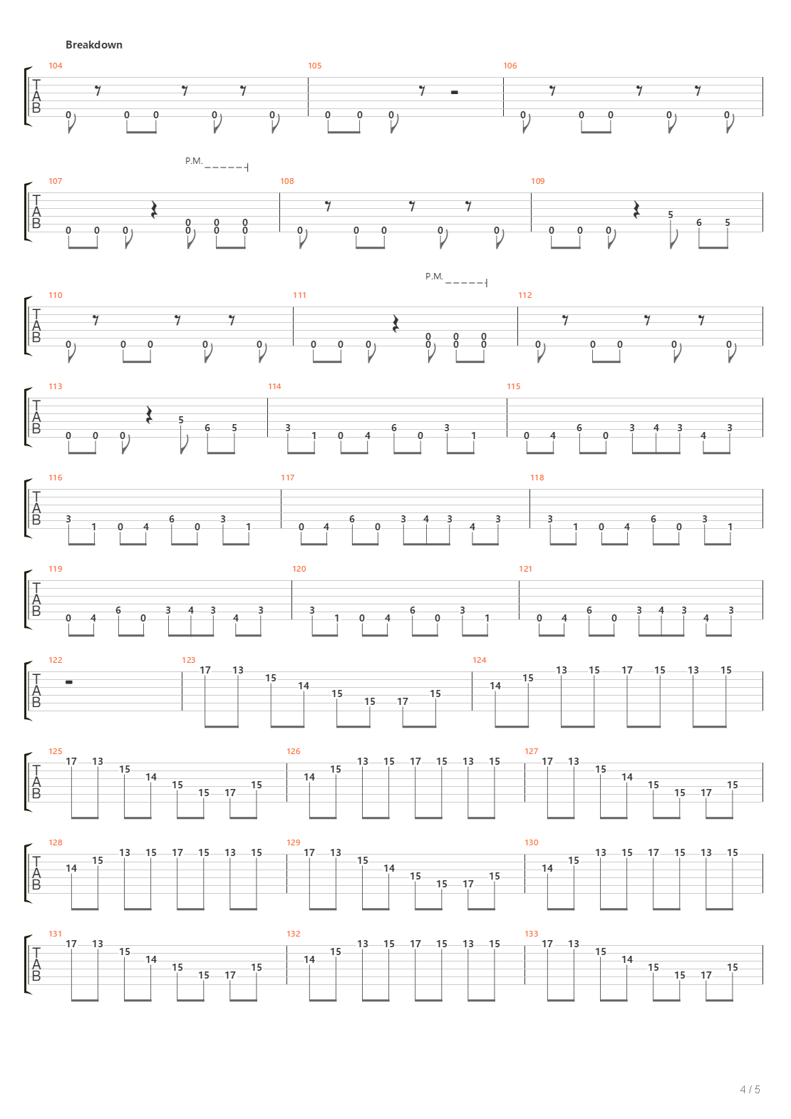 Facade吉他谱