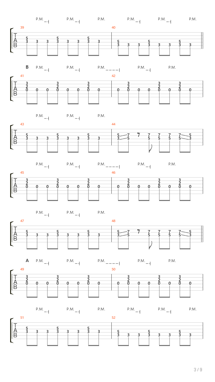 La 204吉他谱