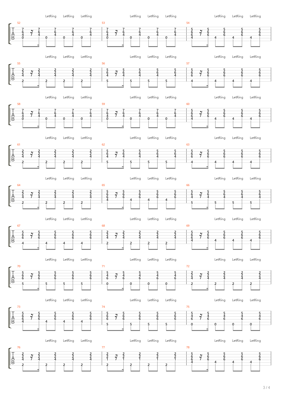 Tempo De Pipa吉他谱