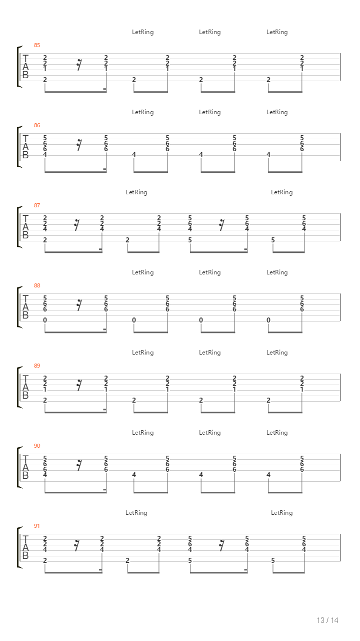 Tempo De Pipa吉他谱