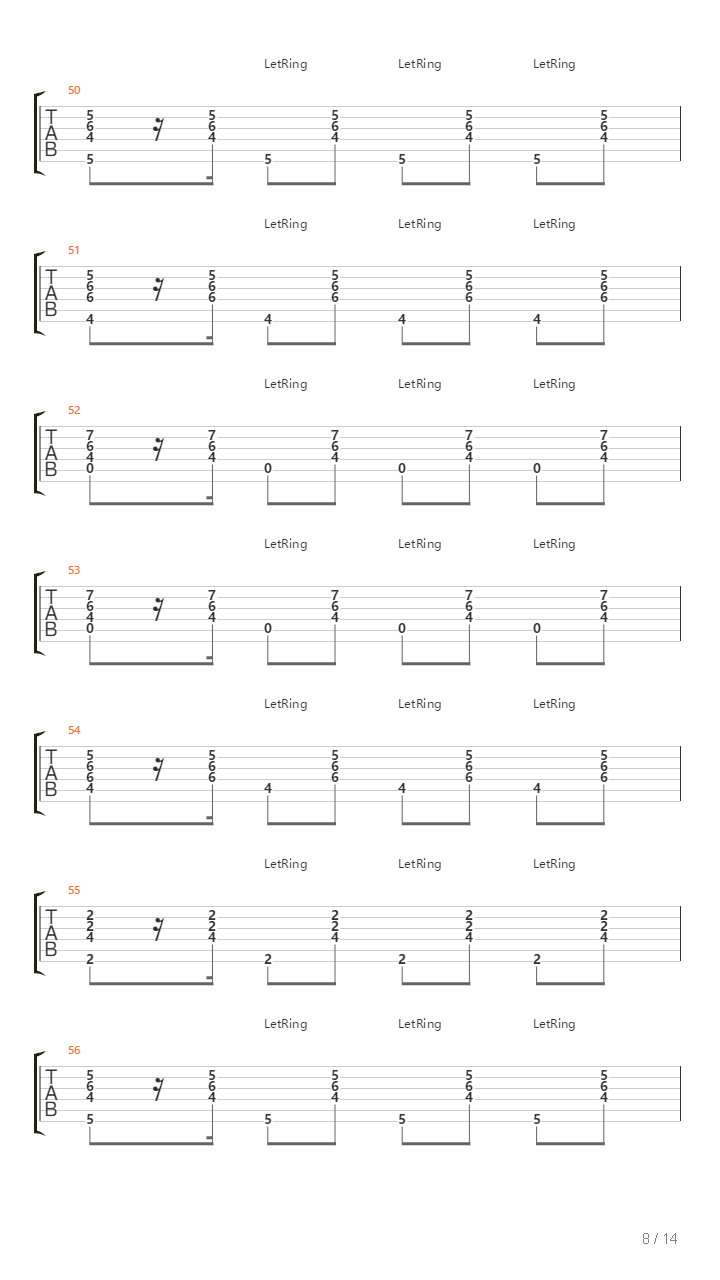 Tempo De Pipa吉他谱