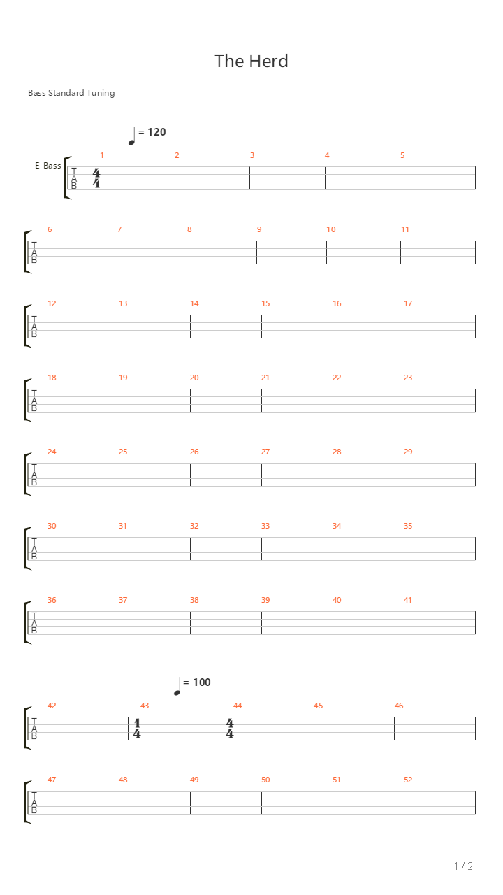 The Herd吉他谱