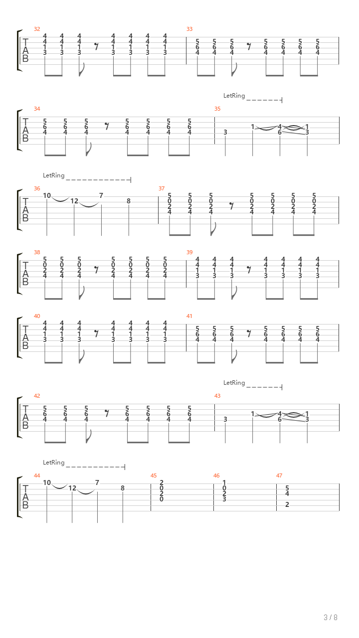 Handbook For The Recently Deceased吉他谱