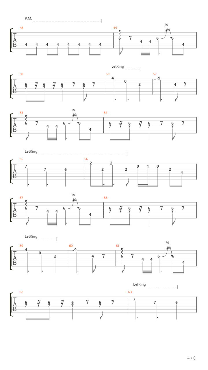 Handbook For The Recently Deceased吉他谱