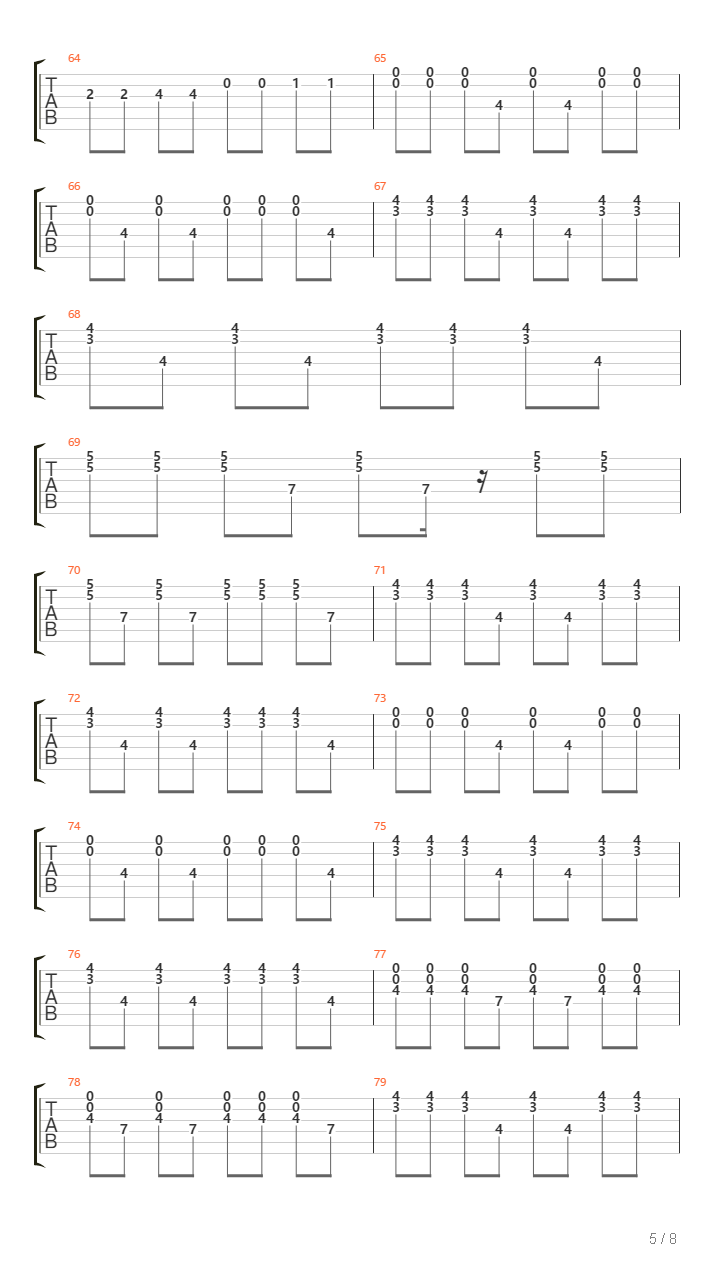 Handbook For The Recently Deceased吉他谱