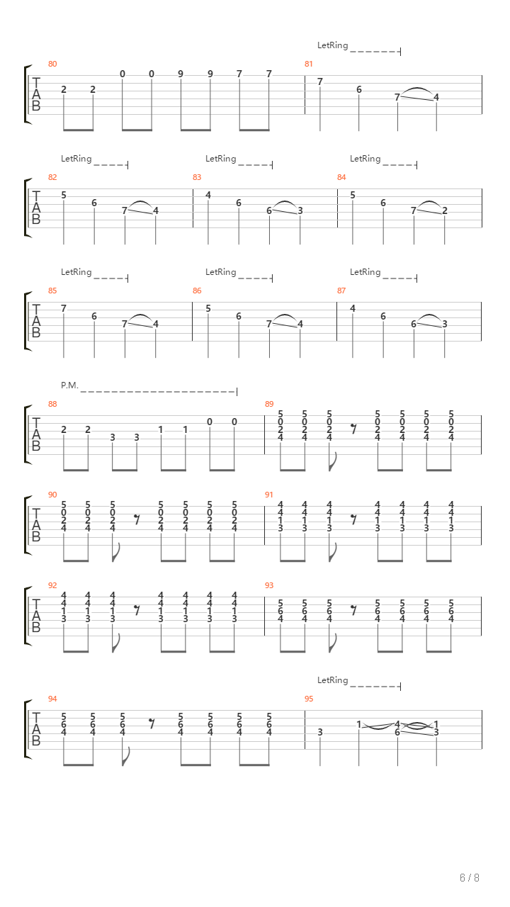 Handbook For The Recently Deceased吉他谱