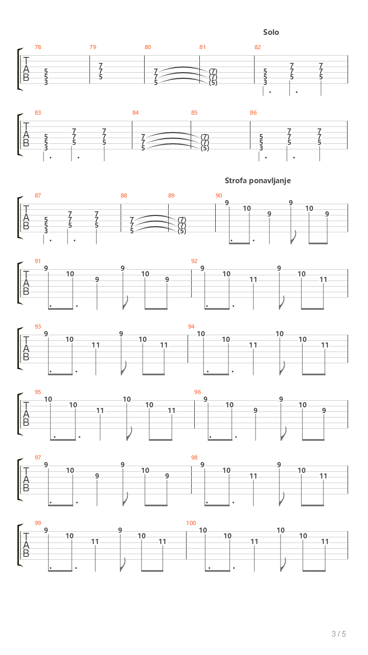 Kurve吉他谱