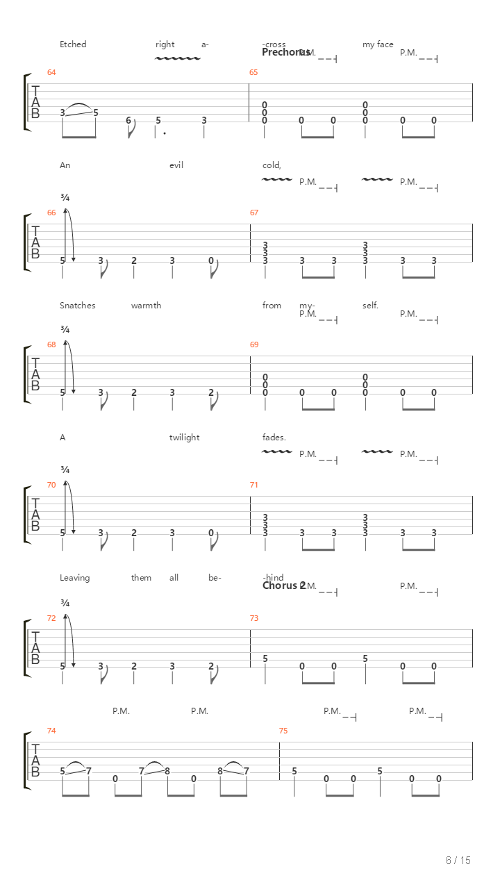 Leaving Them All Behind吉他谱