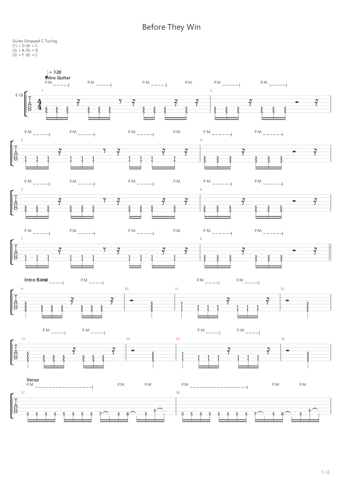 Before They Win吉他谱