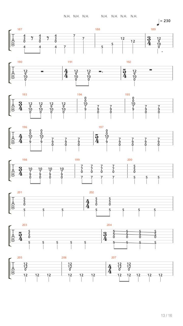 1640 Am吉他谱