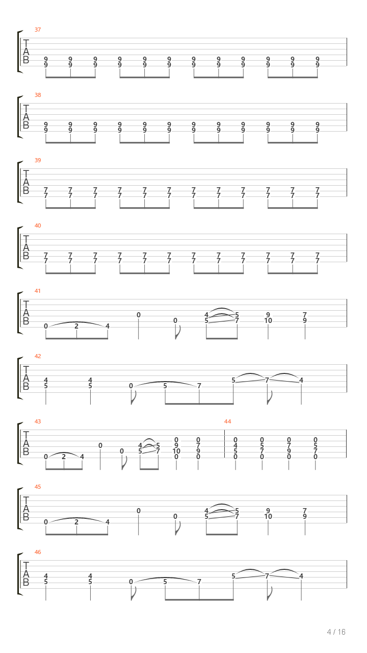 1640 Am吉他谱