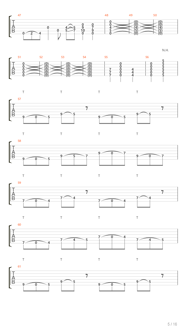 1640 Am吉他谱