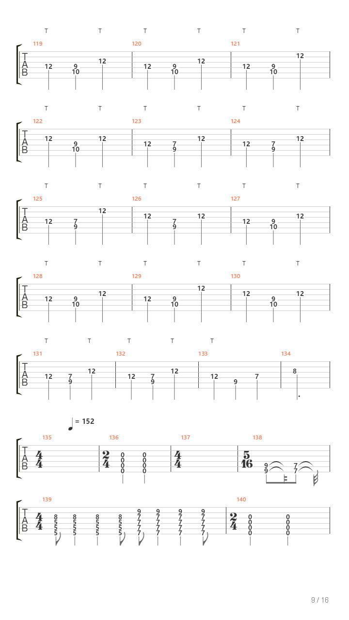 1640 Am吉他谱