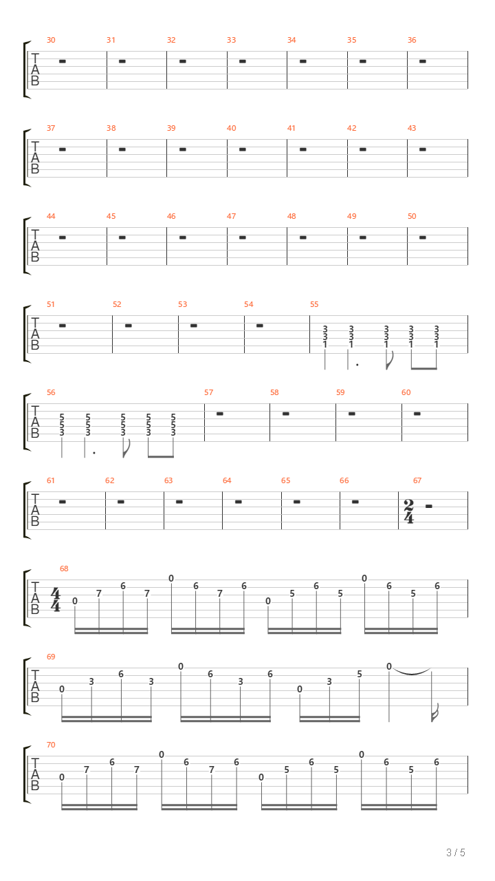 Between Two Hearts吉他谱