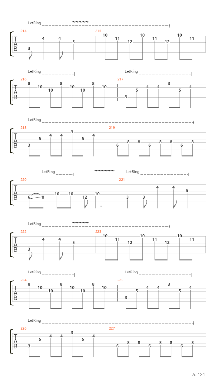 Lore吉他谱