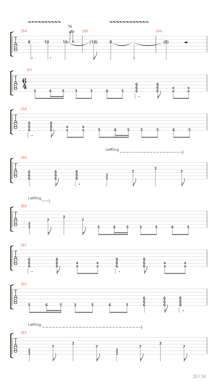 Lore吉他谱