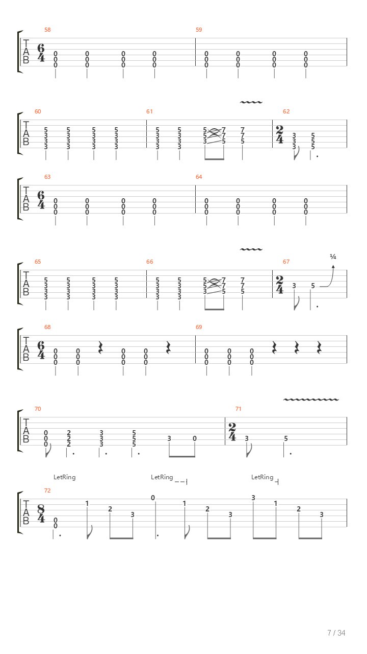 Lore吉他谱