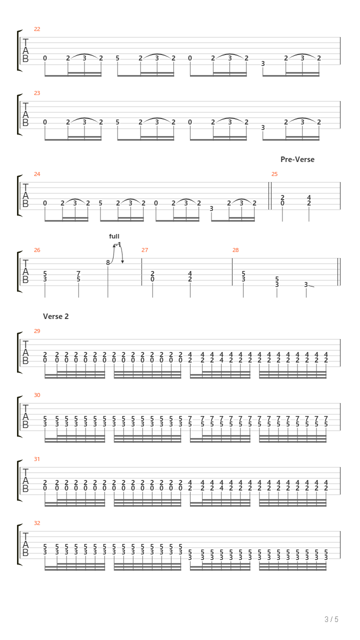 Bp吉他谱