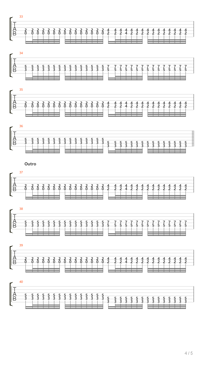 Bp吉他谱