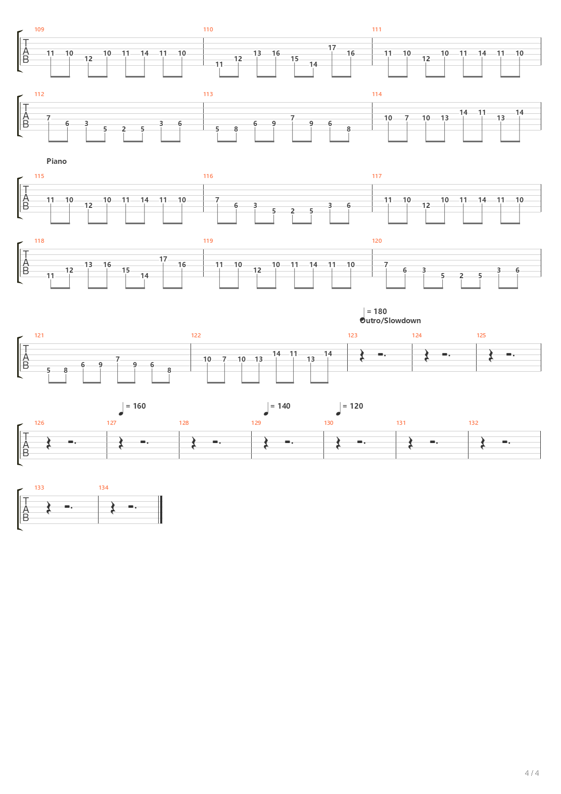 Reincarnated吉他谱