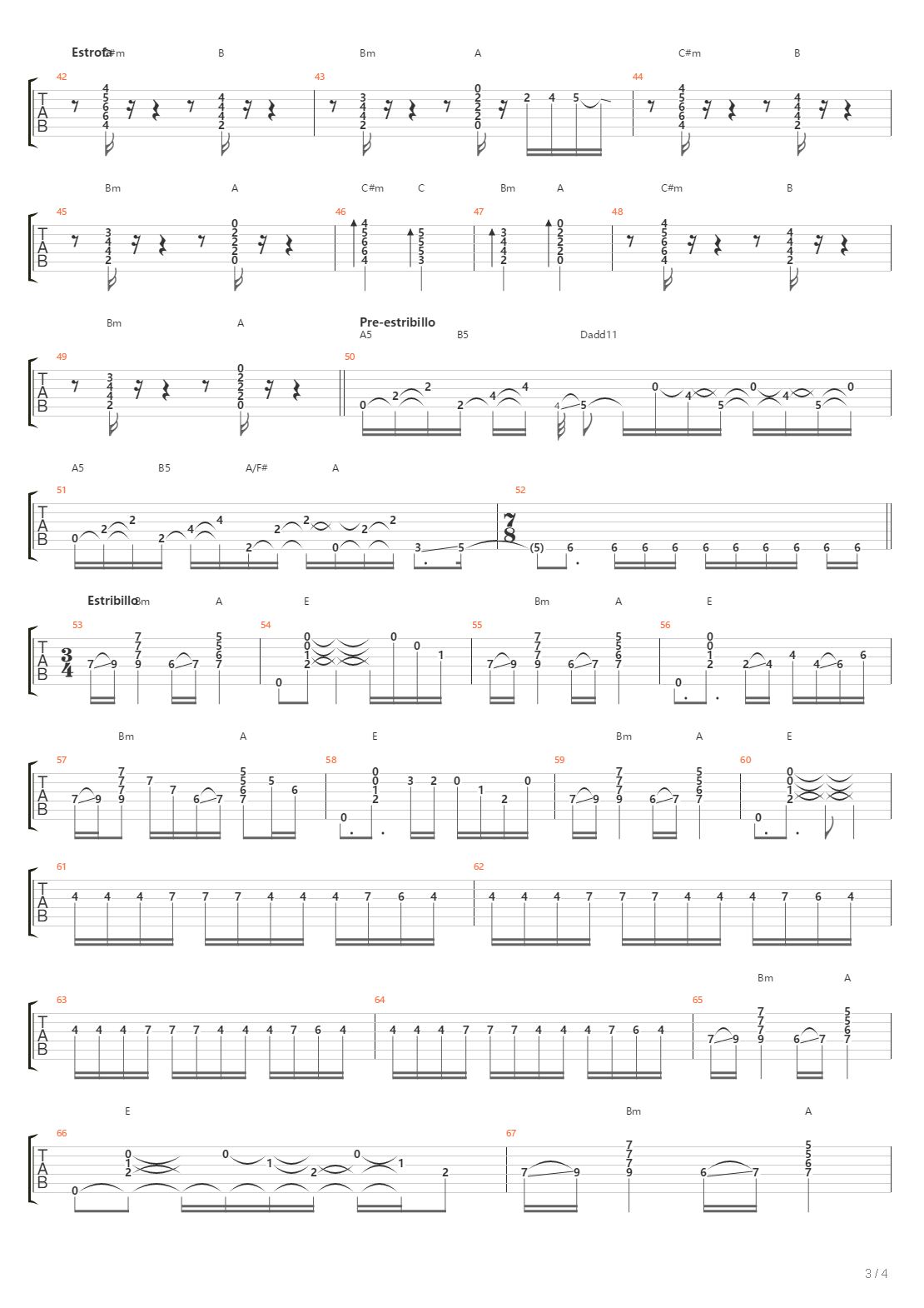 Calma吉他谱