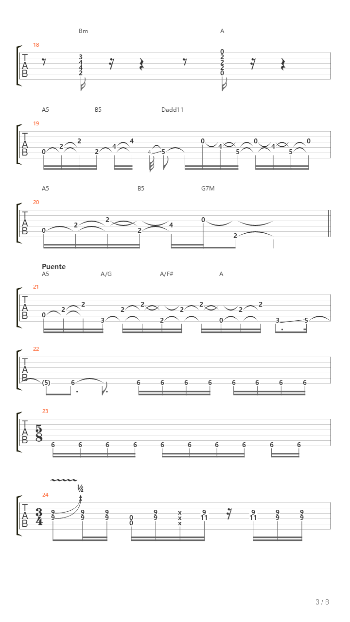 Calma吉他谱