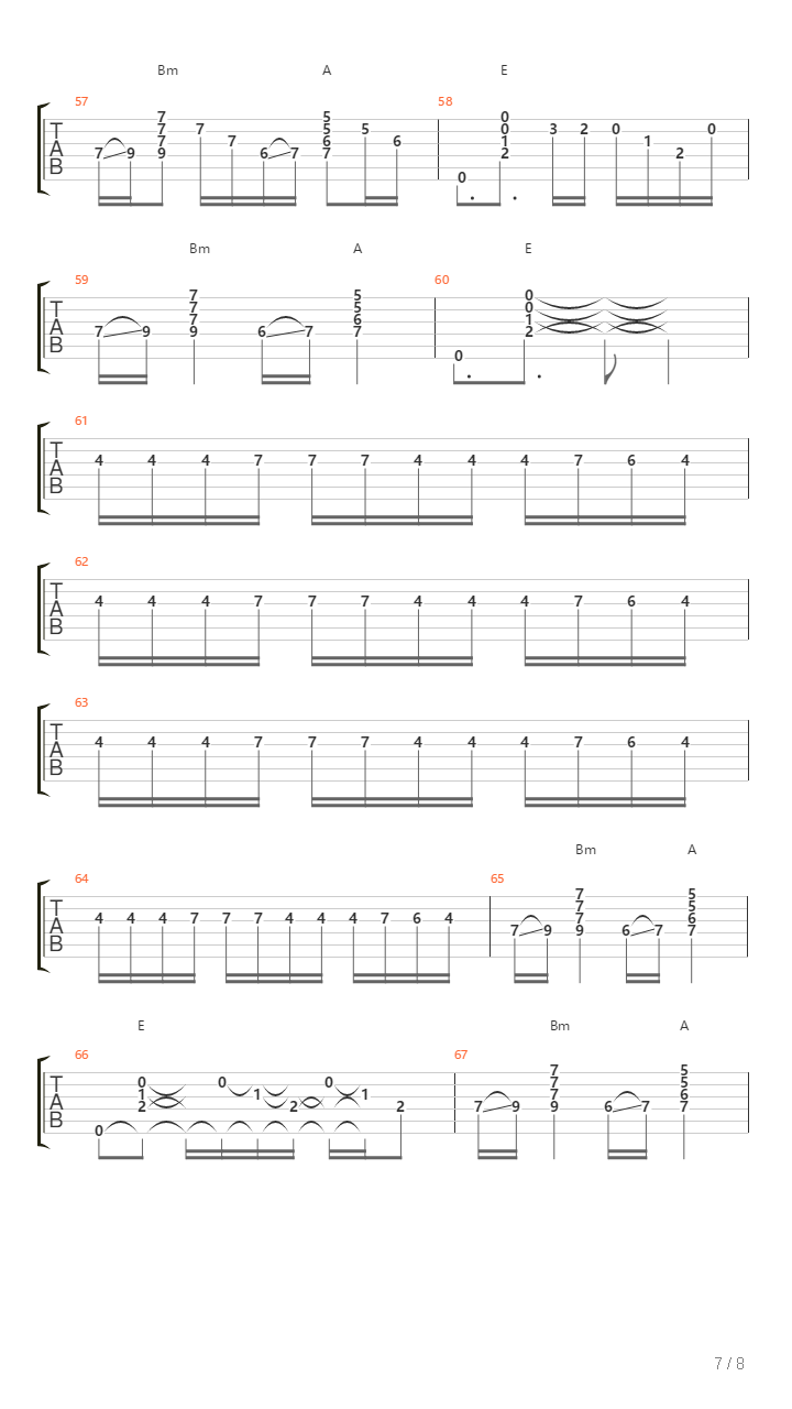 Calma吉他谱