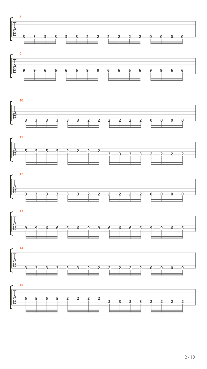 Runation吉他谱