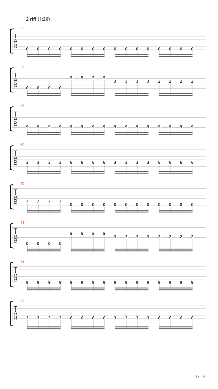 Runation吉他谱