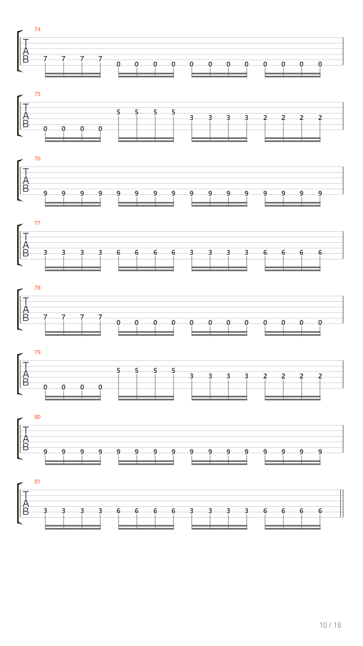 Runation吉他谱