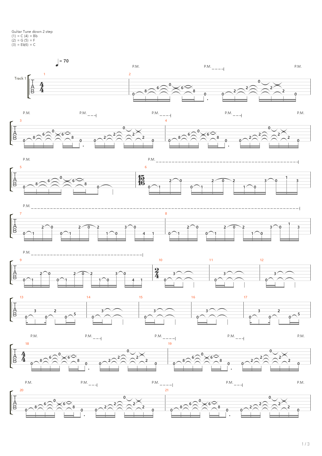 Psalm吉他谱