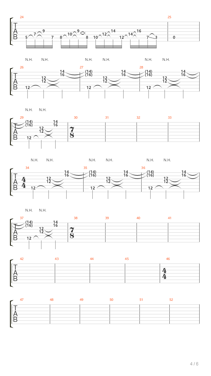 Song52吉他谱