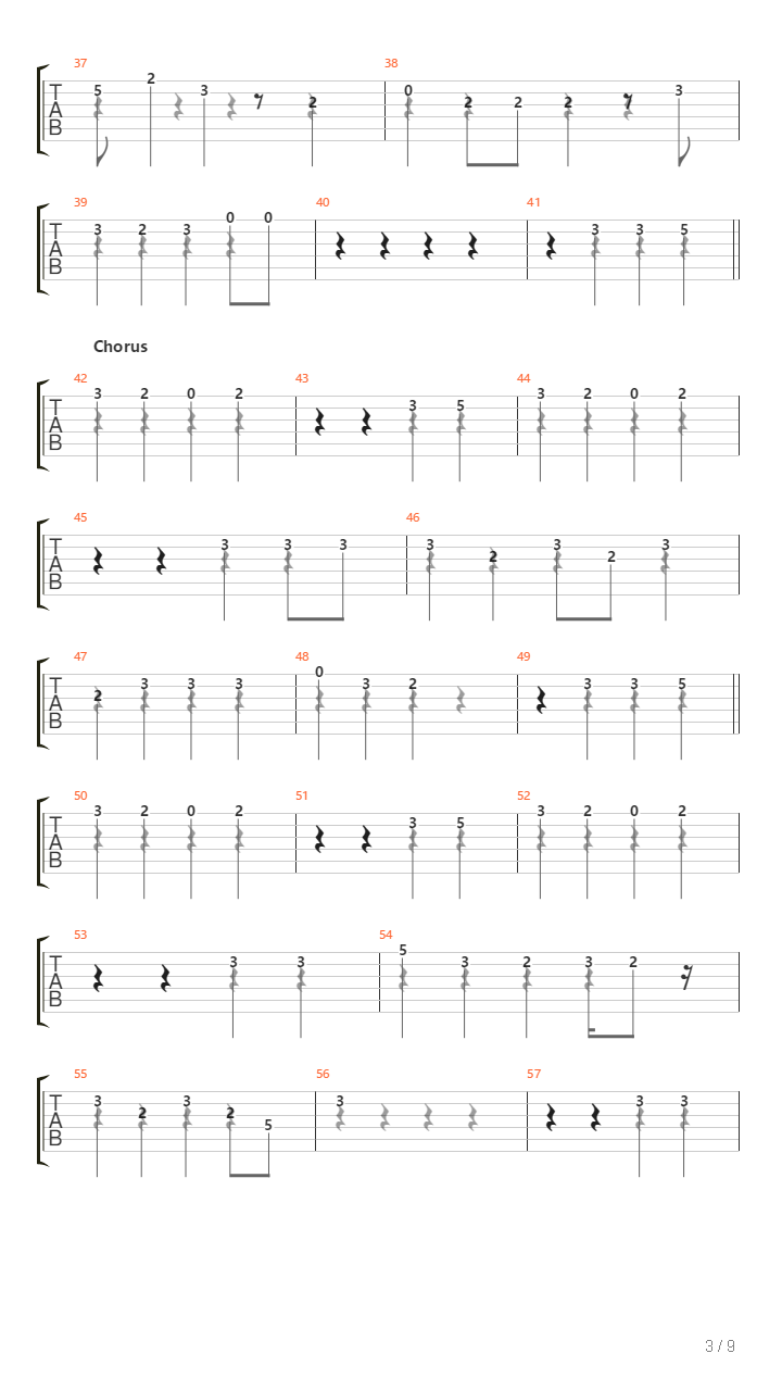 Sign吉他谱