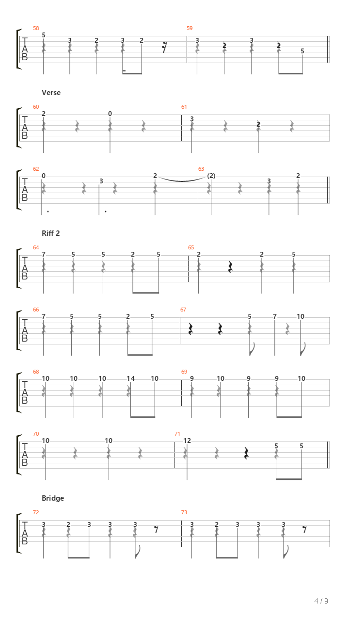 Sign吉他谱