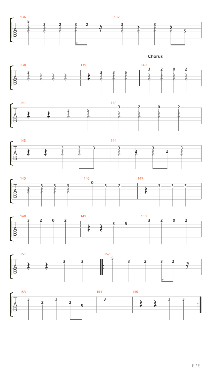 Sign吉他谱