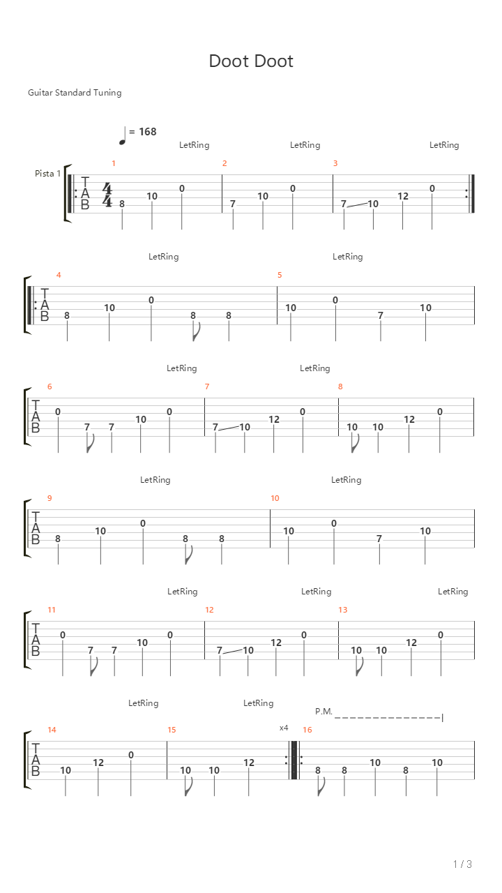 Doot-Doot吉他谱