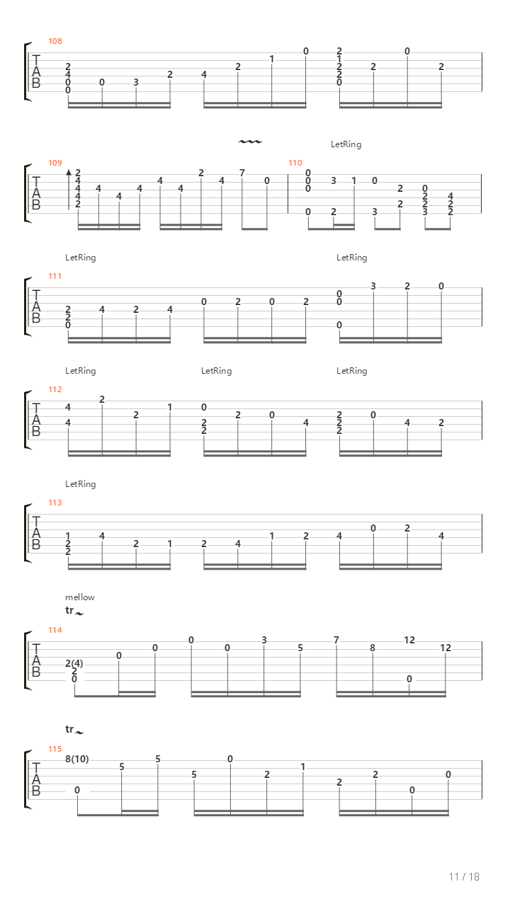 Praeludium And Allegro吉他谱