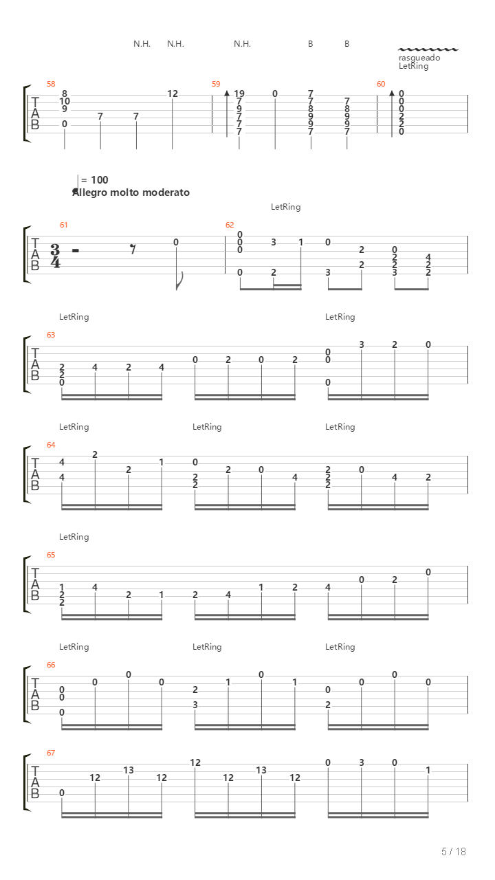 Praeludium And Allegro吉他谱