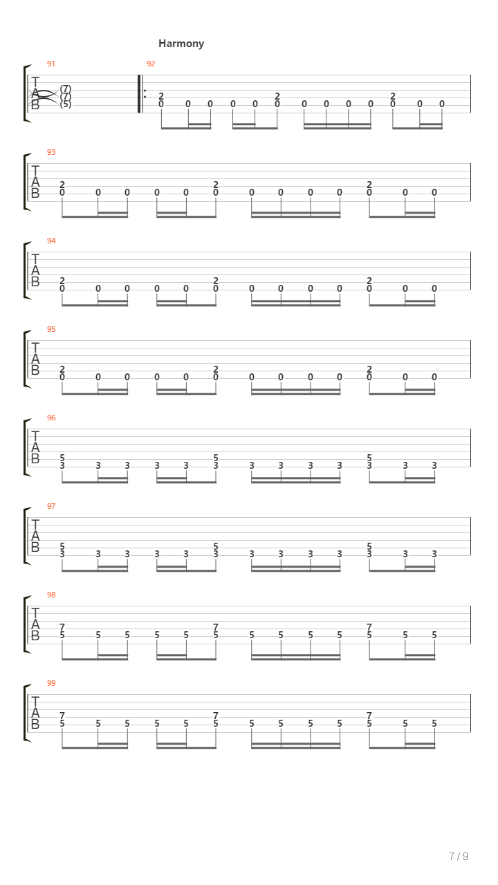 Fire吉他谱